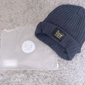 Love Your Melon Dark Charcoal Beanie